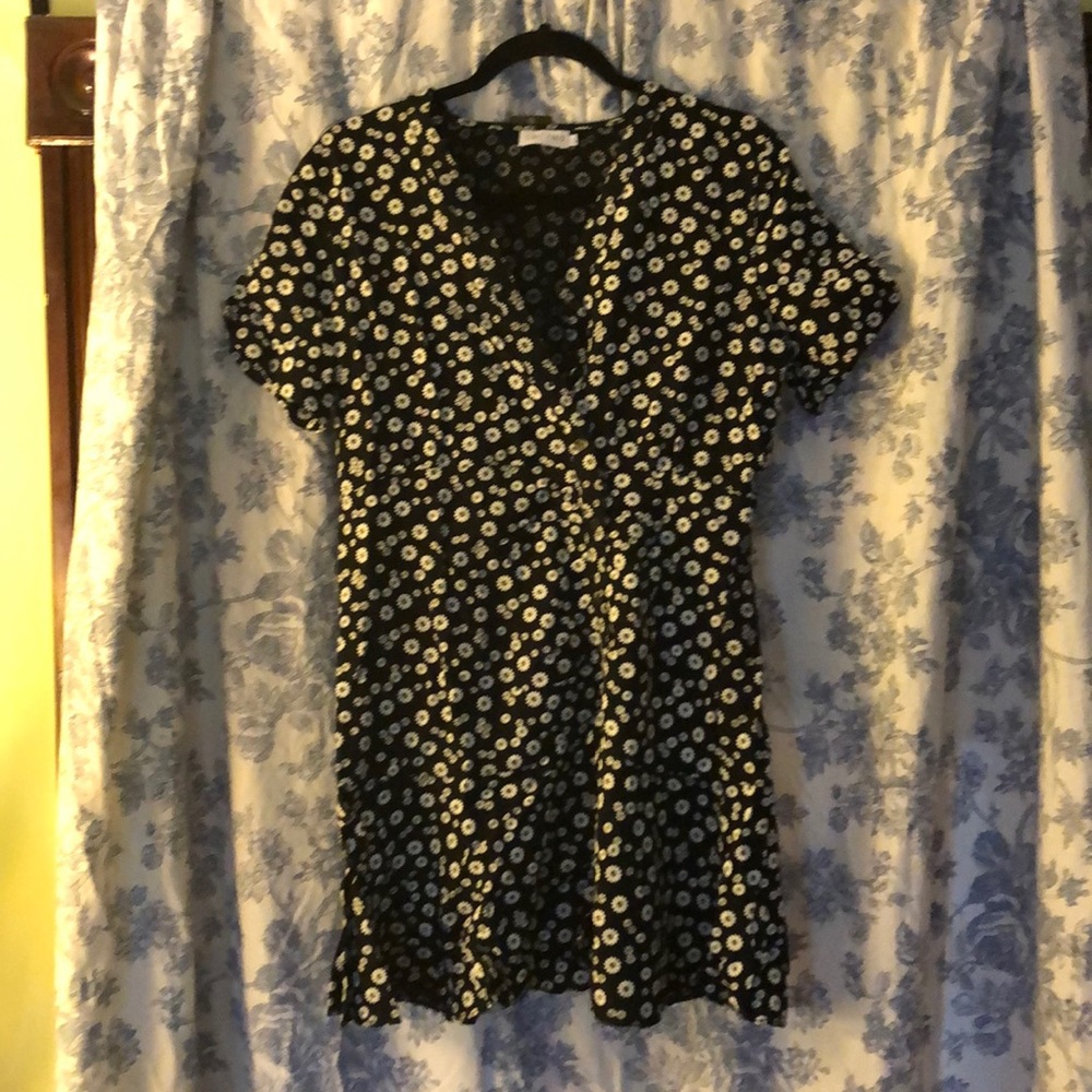Daisy Print Mini Dress